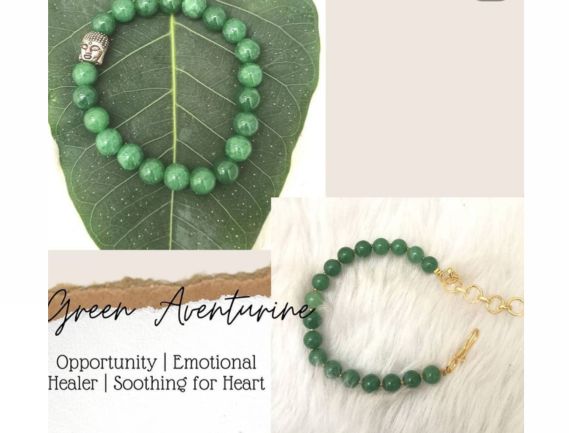 Manufacturer, Exporter, Importer, Supplier, Wholesaler, Retailer, Trader of Green Aventurine Bracelet in Uttar Pradesh, Noida, India.