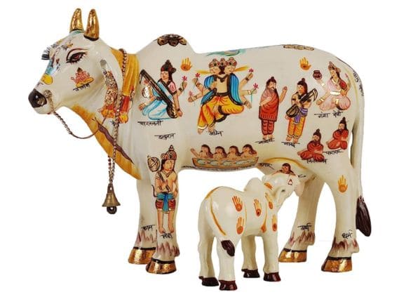 Manufacturer, Exporter, Importer, Supplier, Wholesaler, Retailer, Trader of Kamdhenu Cow Statue in Uttar Pradesh, Noida, India.